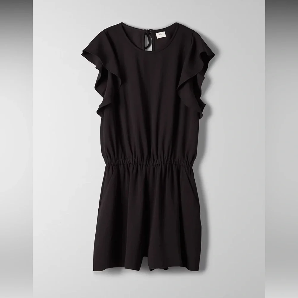 Aritzia Wilfred Fleurette Romper - Light Blue XS - Picture 5 of 6
